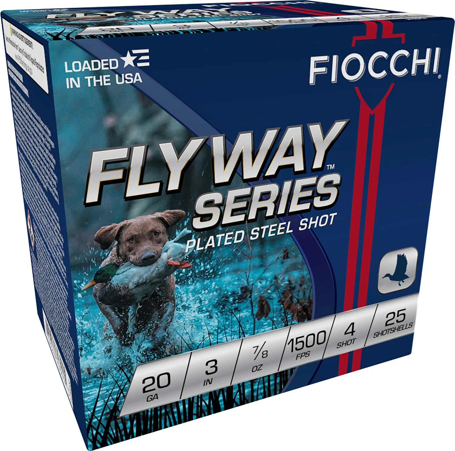 Fiocchi 203ST4 Flyway 20Gauge 3" 7/8oz 4Shot 25 Per Box/10 Case