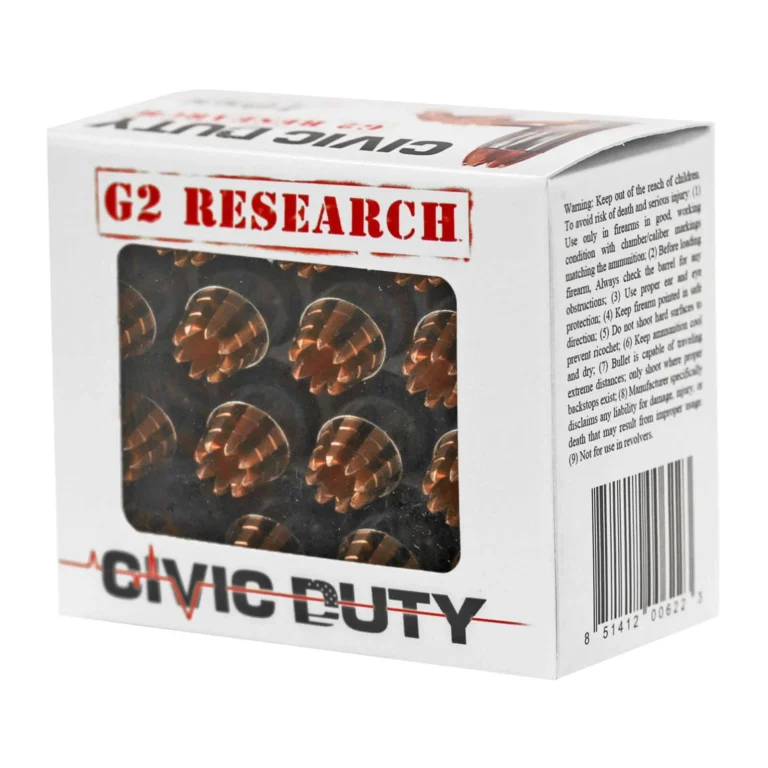 G2R CIVIC DUTY 10MM 20RD BOX 25 BOXES PER CASE