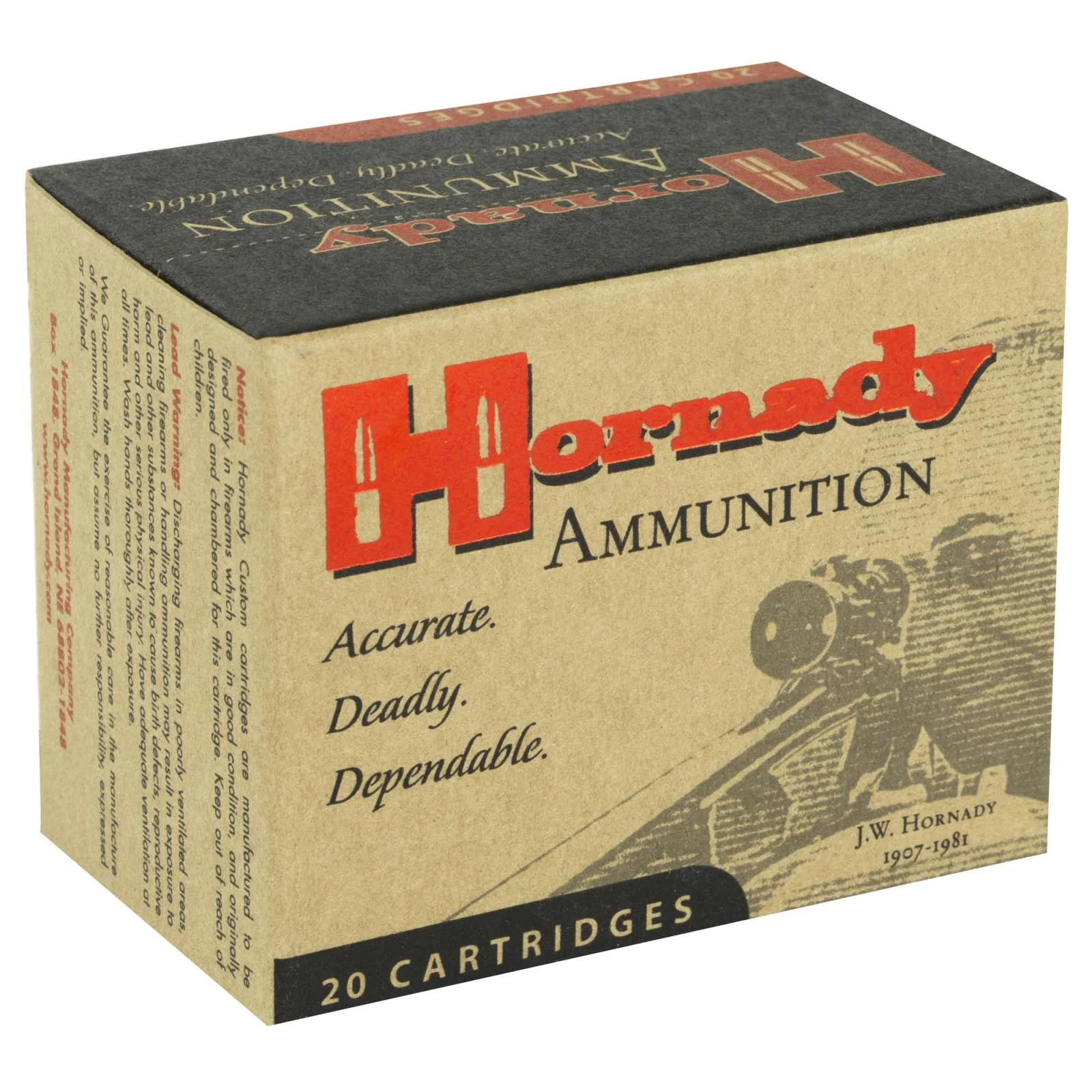 Hornady .480 Ruger 325gr XTP Brass – 20rd