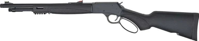 HENRY X MODEL LEVER 357/38 - 17.4" TB BLUED BLACK SYN.