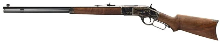 WINCHESTER 1873 SPORTER 357/38 - SP OCT/BLUED 24" CASE COL PG