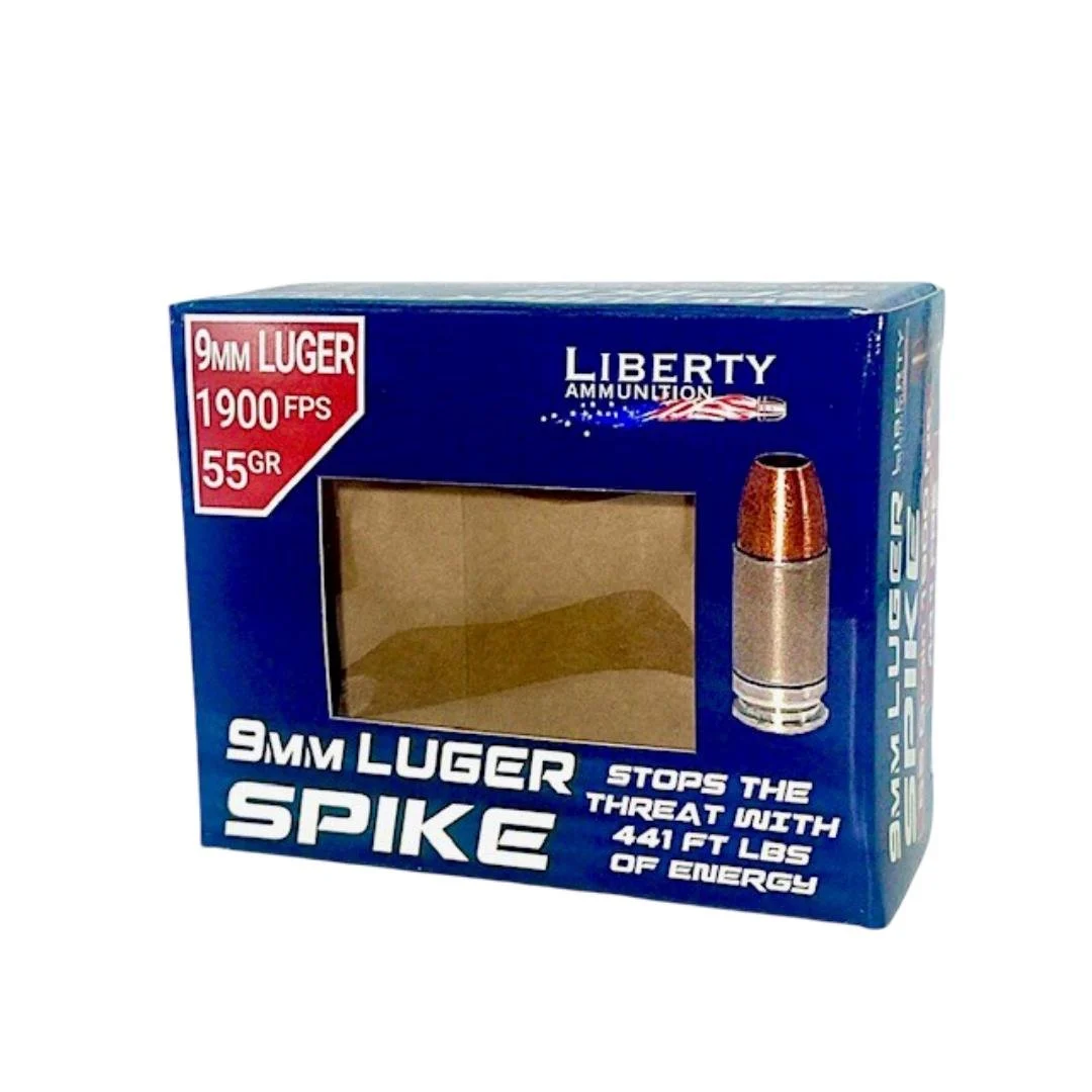 Liberty 9mm Luger 55gr HP