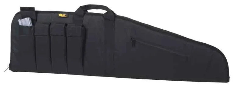 US PEACEKEEPER 45" MSR CASE BL - 4 MAG POUCHES 600 DENIER BLACK